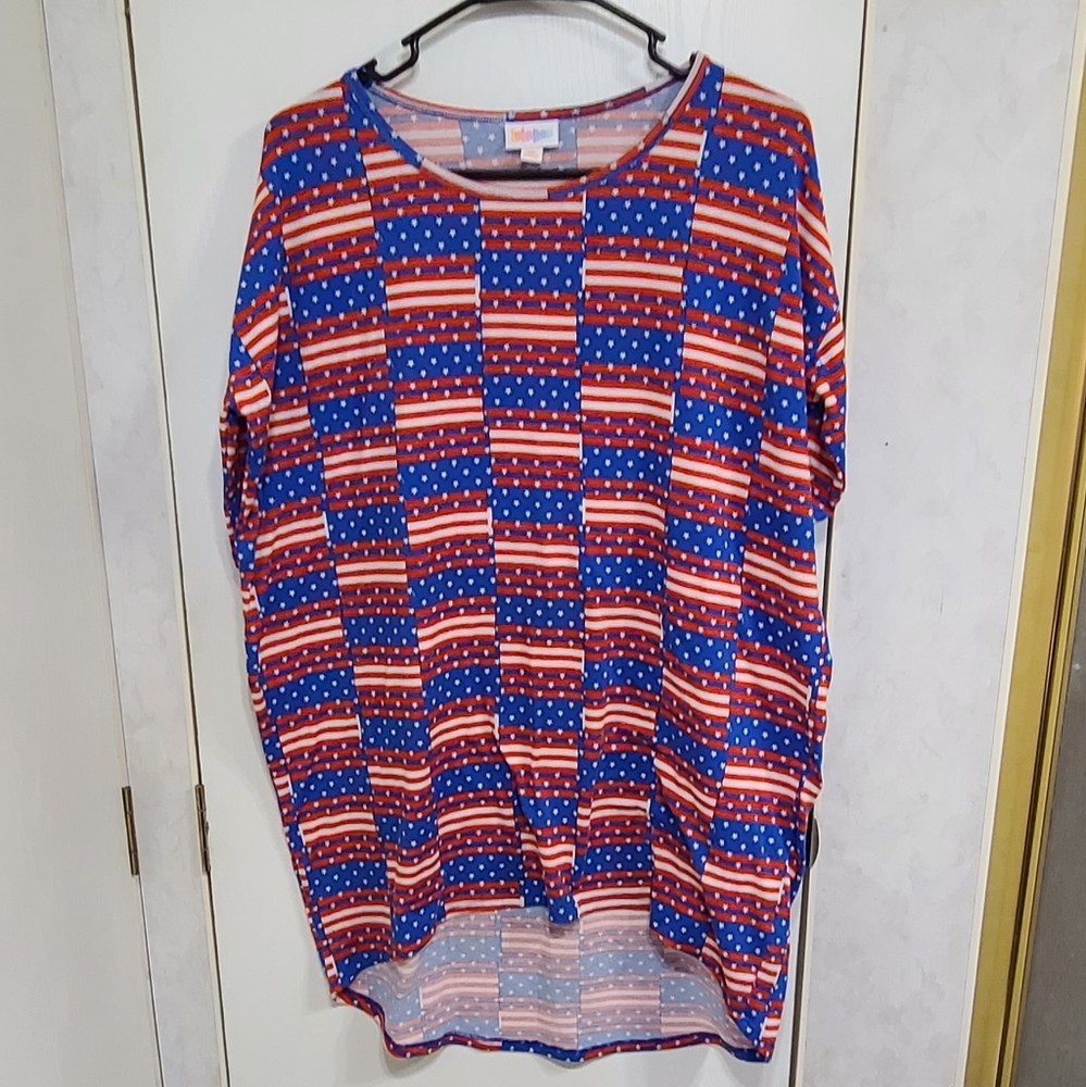 LuLaRoe Women's Fourth of July Top, XS